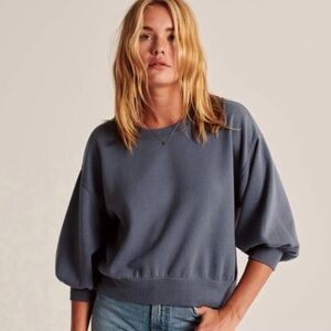 Abercrombie & Fitch Slate Blue Sweatshirt